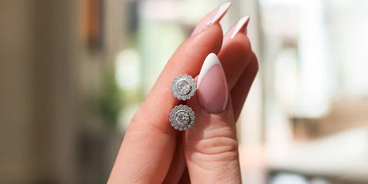 how to clean diamond studs earing at home banner